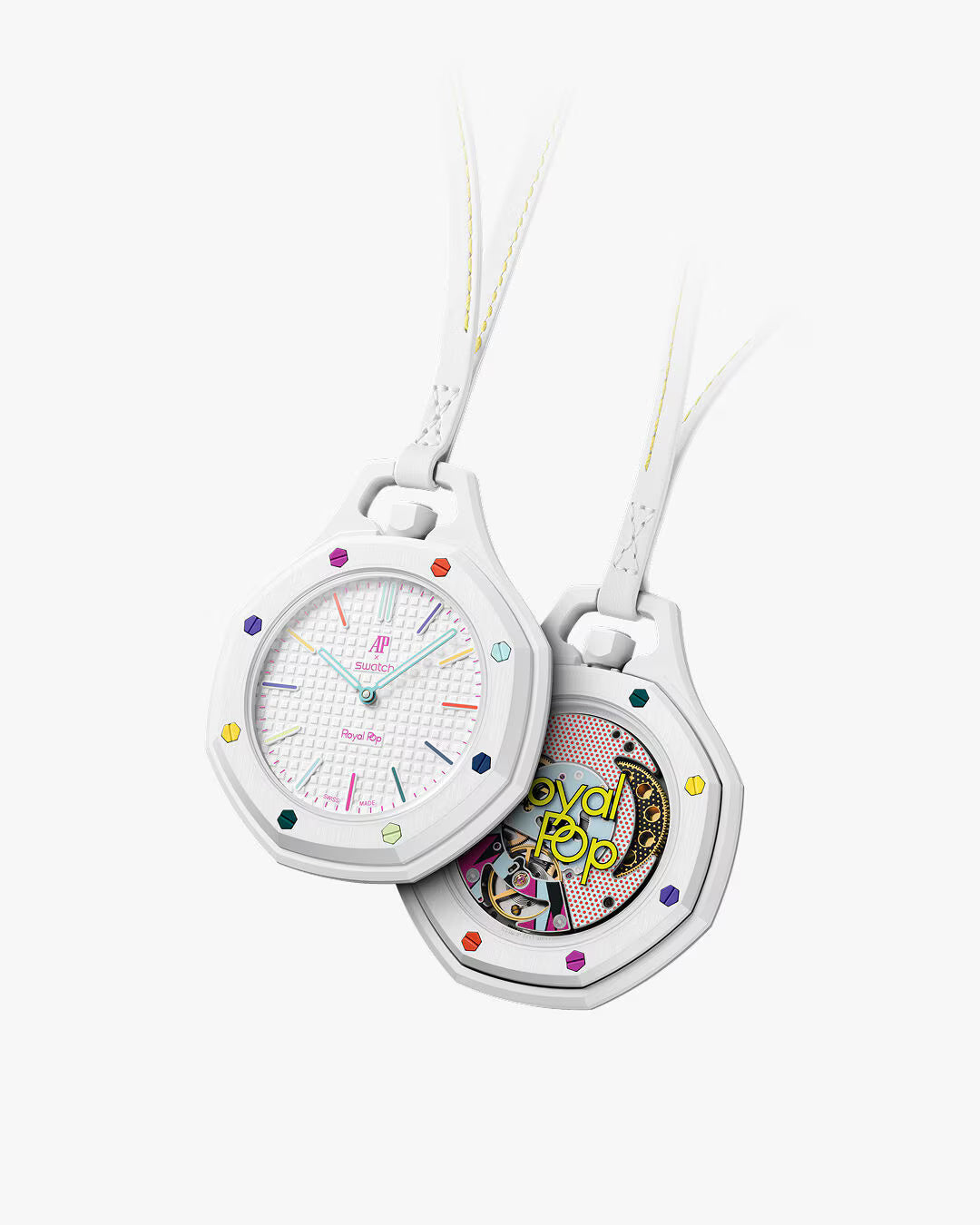 HUIT BLANC ROYAL POP WATCH - AP x Swatch
