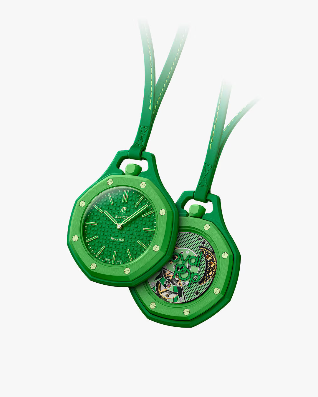 EIGHT GREEN ROYAL POP WATCH - AP x Swatch