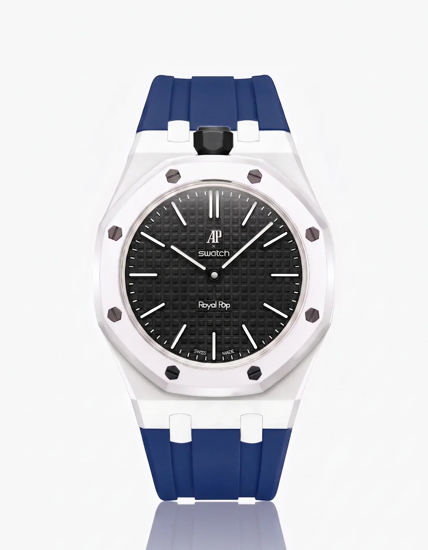 combo::blanc::bleu-marine