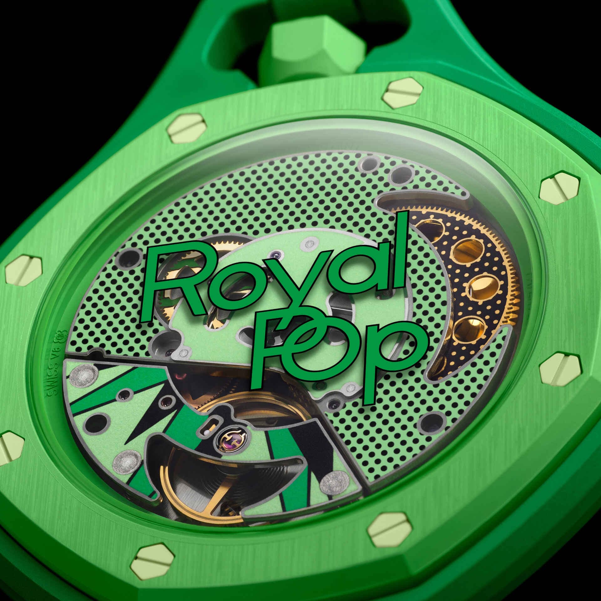 EIGHT GREEN ROYAL POP WATCH - AP x Swatch