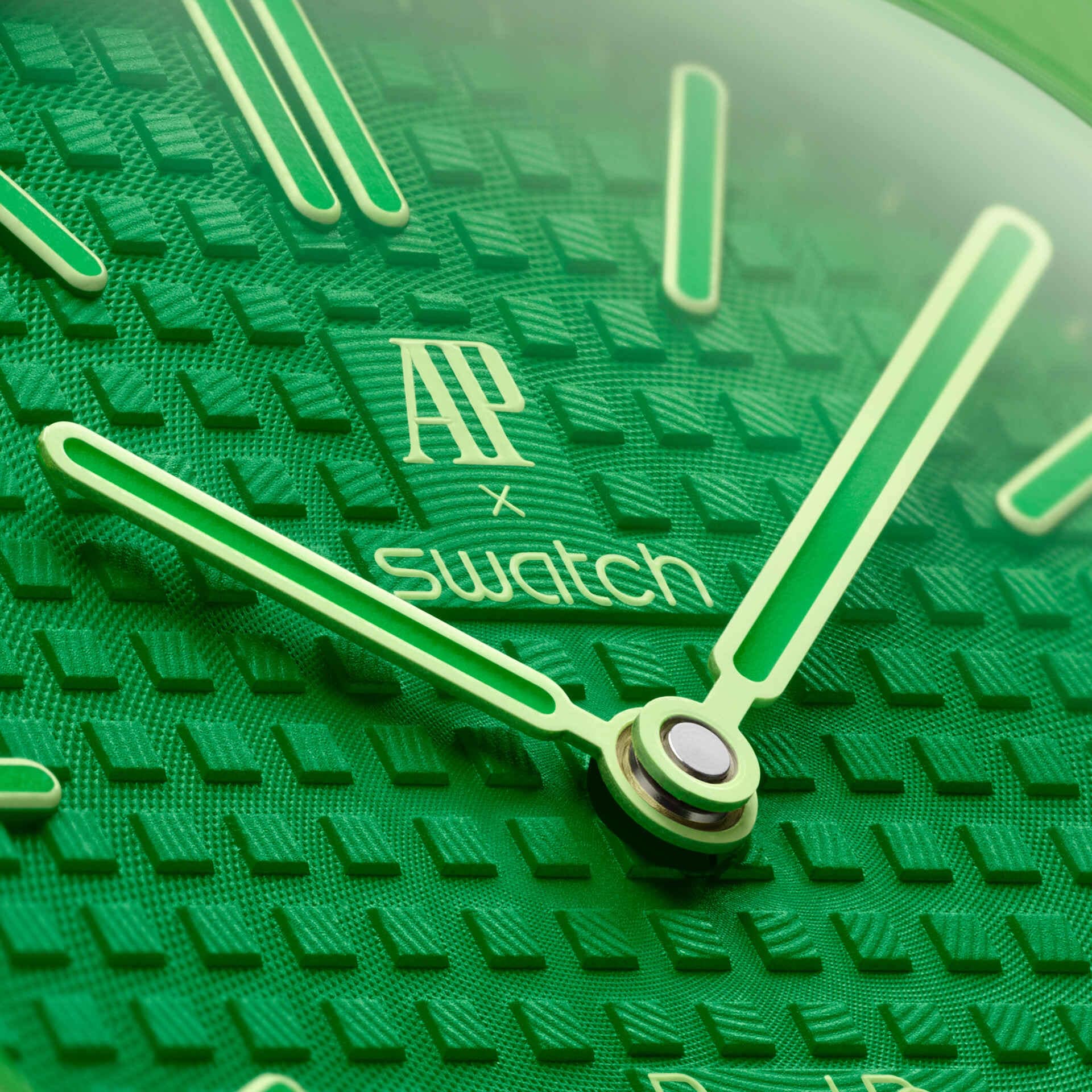EIGHT GREEN ROYAL POP WATCH - AP x Swatch